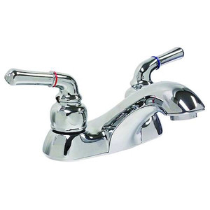 Manual 4" Mount, 2 Hole Mid Arc Bathroom Faucet, Chrome - 77-1190