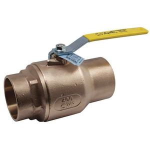 1-1/2" Sweat Bronze Ball Valve Inline - 70LF24701
