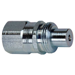 Hydraulic Quick Connect Hose Coupling, Steel Body, Sleeve Lock, 1/4"-18 Thread Size, AH Series - AH630