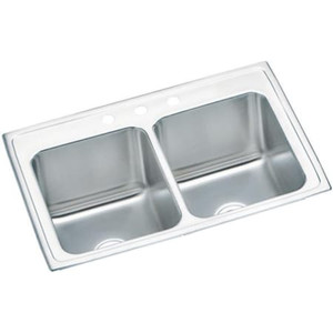 Kitchen Sink, Top Mount, Stainless steel Finish - DLR3322103 Kitchen Sink, Top Mount, Stainless steel Finish - DLR3322103