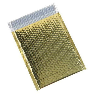 Glamour Bubble Mailers, 9" x 11 1/2", Gold, 100/Case - GBM0911GD