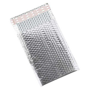 Glamour Bubble Mailers, 7 1/2" x 11", Silver, 72/Case - GBM0711S