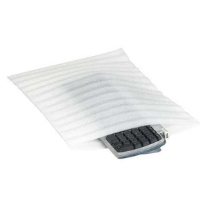 Flush Cut Foam Pouches, 18" x 24", White, 75/Case - FP1824