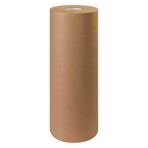 Kraft Paper Roll, 50#, 24" x 720', Kraft, 1 Roll - KP2450