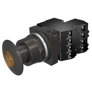 Illuminated Push Button, 30 mm, 2NC, Amber - 52BP2H9G