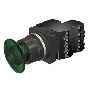 Illuminated Push Button, 30 mm, 2NC, Green - 52BR8HSG
