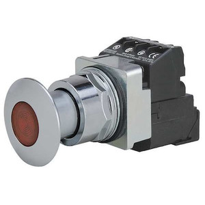 Illuminated Push Button, 30 mm, 1NO/1NC, Red - 52PP2J2A