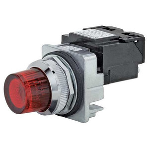 Pilot Light, LED, Full Voltage, Red, 30mm - 52PL5D2XB