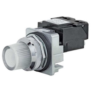 Pilot Light, LED, Transformer, White, 240VAC - 52PL5HBXB