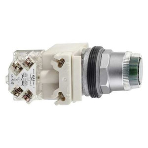 Illuminated Push Button, 30 mm, 1NO/1NC, Green - 9001K1L1GH13