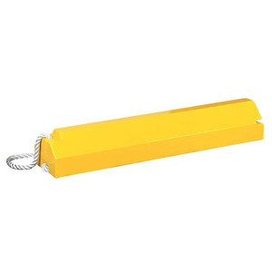 Airplane Chock, 6 In H, Urethane, Yellow - AC6820-LR