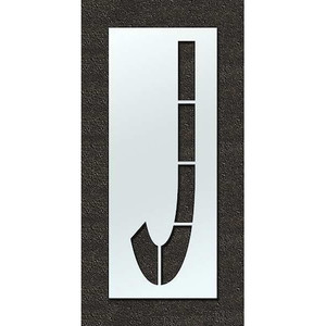 Airport Pavement Stencil, J, 144 in - STL-108-F144J