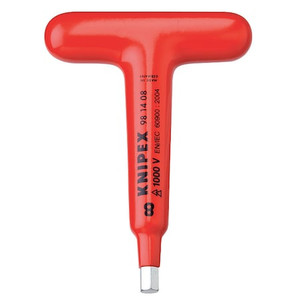 Metric Plain Hex Key, 8 mm Tip Size, 4 3/4 in Long, 3 1/2 in Short - 98 14 08