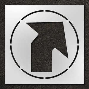 Stencil, Angled Arrow, 42 in - STL-116-14807