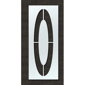 Airport Pavement Stencil, 0,108 in - STL-108-F1080