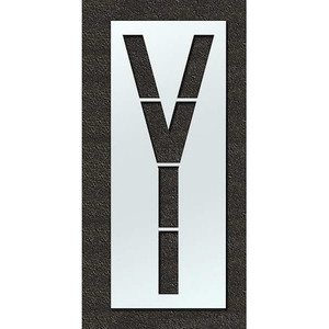 Airport Pavement Stencil, Y, 120 in - STL-108-F120Y
