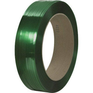 Signode® Comparable Polyester Strapping, Smooth, 16" x 6" Core, 1/2" x 6500', Green, 1/Coil - PS5942 Signode® Comparable Polyester Strapping, Smooth, 16" x 6" Core, 1/2" x 6500', Green, 1/Coil - PS5942