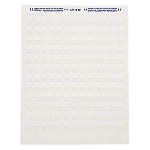 Write On Laminating Wire and Cable Markers, White on Translucent, LAT-55-361-1 - LAT-55-361-1