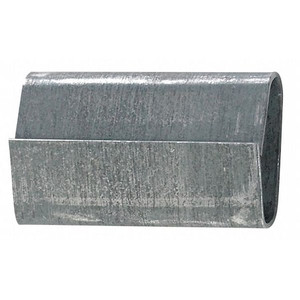 Steel Strapping Seals, Closed/Thread On Regular Duty, 1/2", Silver, 5000/Case - SS12SEAL