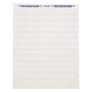 Write On Laminating Wire and Cable Markers, White on Translucent, LAT-17-361-1 - LAT-17-361-1