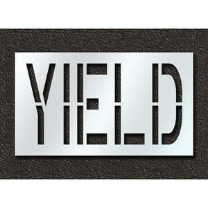 Pavement Stencil, Yield, 24 in - STL-116-72426