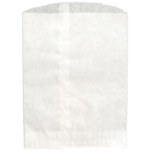 Merchandise Bag Pinched Bottom 17"x4"x24" White, Pk500 - 14881