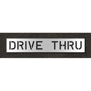 Pavement Stencil, Drive Thru, 10 in - STL-116-71036