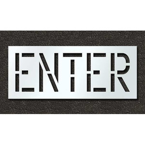 Pavement Stencil, Enter, 18 in - STL-116-71804