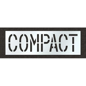 Pavement Stencil, Compact, 18 in - STL-116-71811