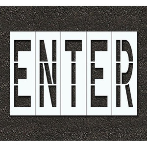 Pavement Stencil, Enter, 48 in - STL-116-74804