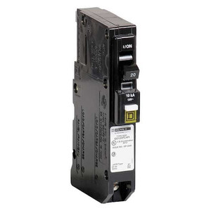 Miniature Circuit Breaker, QO Series, 20A, 1 Pole, 120V AC, 22kA at 120V AC - QO120VHPCAFI
