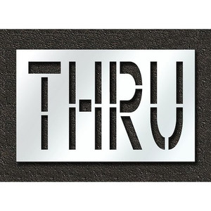 Pavement Stencil, Thru, 24 in - STL-116-72408