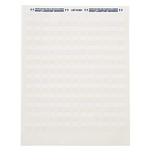 Write On Laminating Wire and Cable Markers, White on Translucent, LAT-27-361-1 - LAT-27-361-1