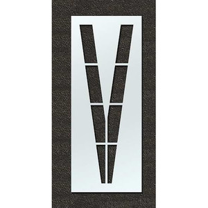 Airport Pavement Stencil, V, 120 in - STL-108-F120V
