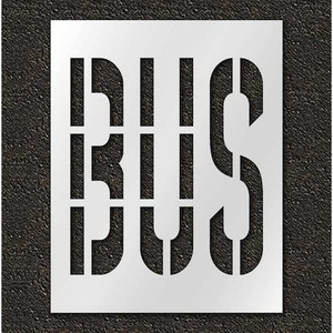 Pavement Stencil, Bus, 36 in - STL-116-73615