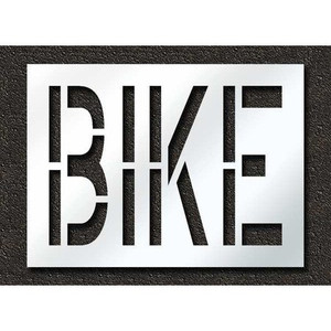 Pavement Stencil, Bike, 24 in - STL-116-72417