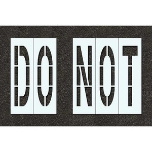 Pavement Stencil, Do Not, 48 in - STL-116-74835
