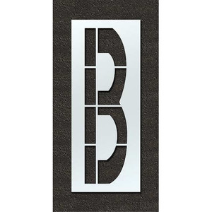 Airport Pavement Stencil, B, 108 in - STL-108-F108B