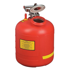 Disposal Can, 5 Gal., Red, Polyethylene - 14565