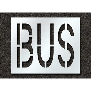 Pavement Stencil, Bus, 24 in - STL-116-72415