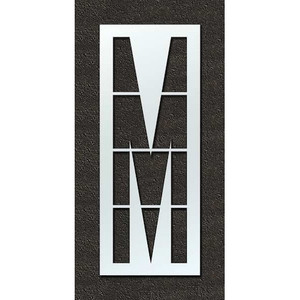 Airport Pavement Stencil, M, 120 in - STL-108-F120M