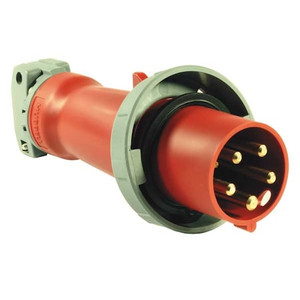 Pin and Sleeve Plug, 4P, 5W, 63A, 415V - HBL560P6W