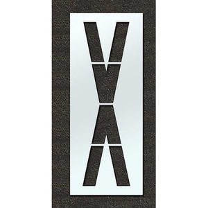 Airport Pavement Stencil, X, 144 in - STL-108-F144X