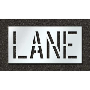 Pavement Stencil, Lane, 18 in - STL-116-71802