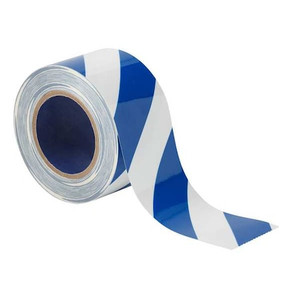 Floor Tape, Blue/White, 3 inx100 ft, Roll - 170004