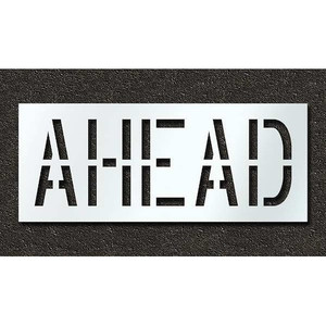 Pavement Stencil, Ahead, 18 in - STL-116-71828