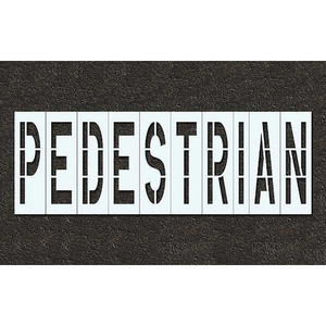 Pavement Stencil, Pedestrian, 48 in - STL-116-74825