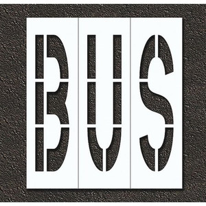 Pavement Stencil, Bus, 48 in - STL-116-74815