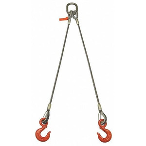 Sling, Wire Rope, 11 Ft L, 19400 Lb @ 60 - 342LBX11
