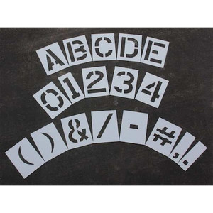 Pavement Stencil, 12 in, Mega Kit, 1/16 - STL-116-8128